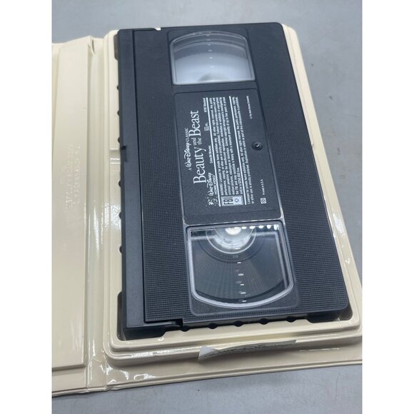 Walt Disney Beauty and the Beast VHS tape cartoon English diamond edition READ - Picture 3 of 3